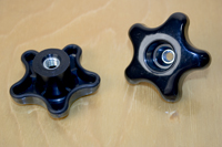 Star Knob With Thru Hole